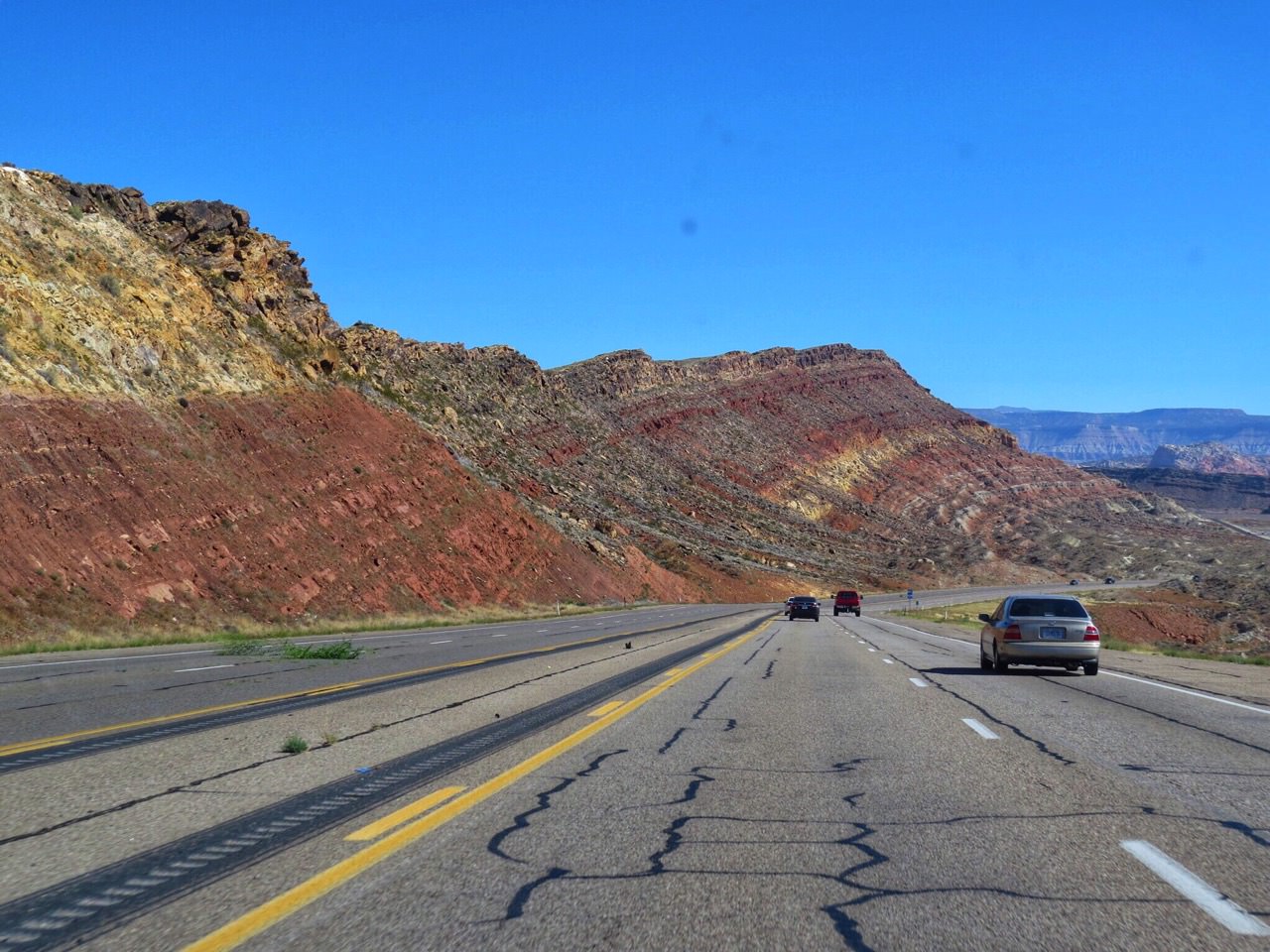 On the road in Utah