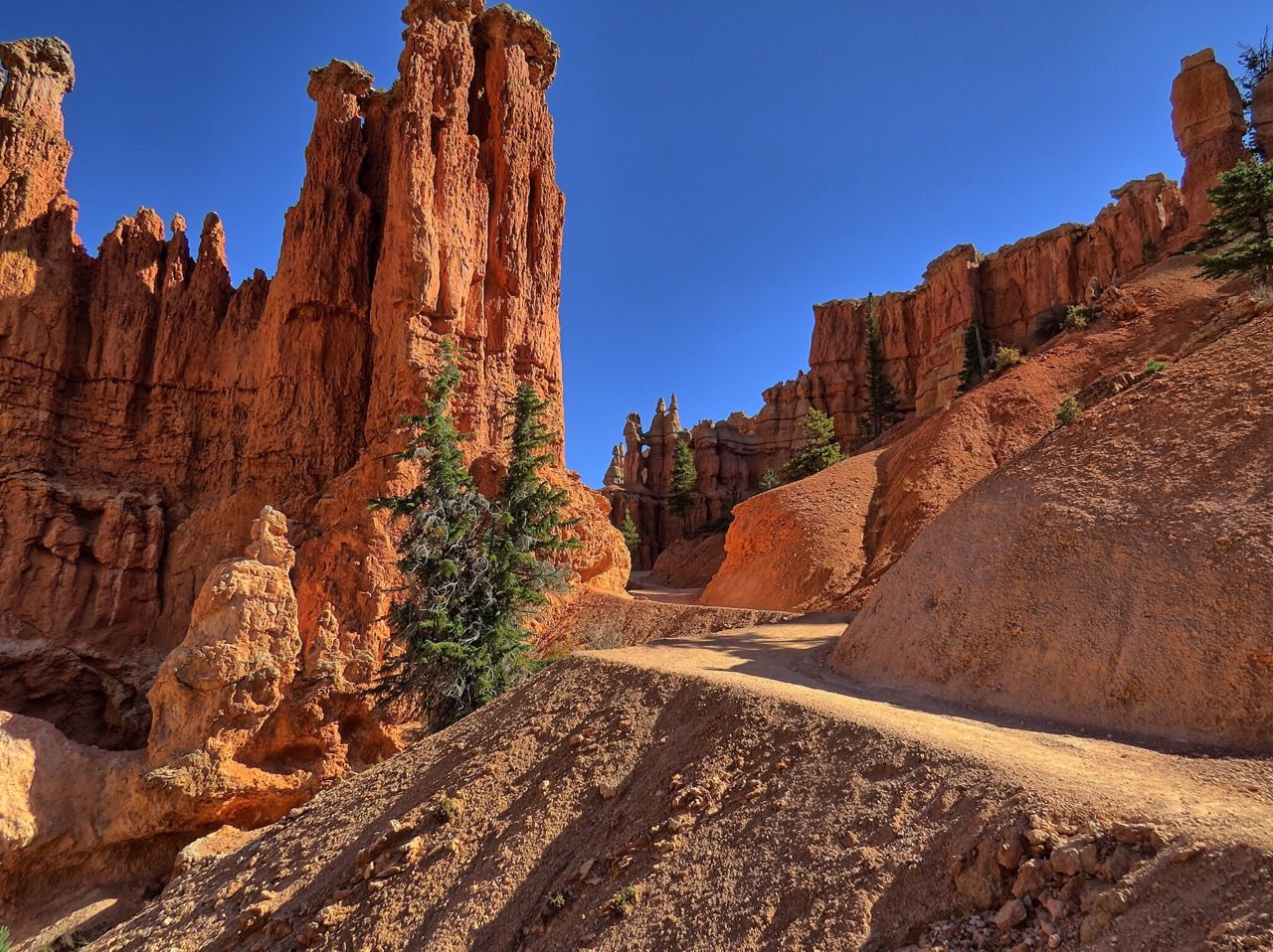 Making our way down to the canyon floor